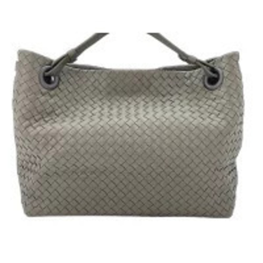 Bottega Veneta Leather Intrecciato Tote Bag Brown